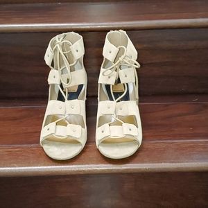 Dolce Vita beige wedge sandal bootie